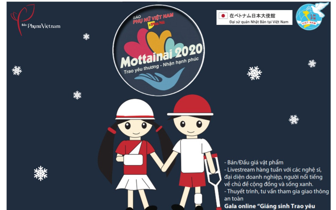 Còn 9 ngày nữa tới Gala trực tuyến "Giáng sinh Trao yêu thương - Nhận hạnh phúc" Mottainai 2020