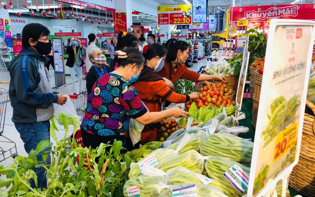 Nông sản của đồng bào dân tộc Ba Na vào siêu thị