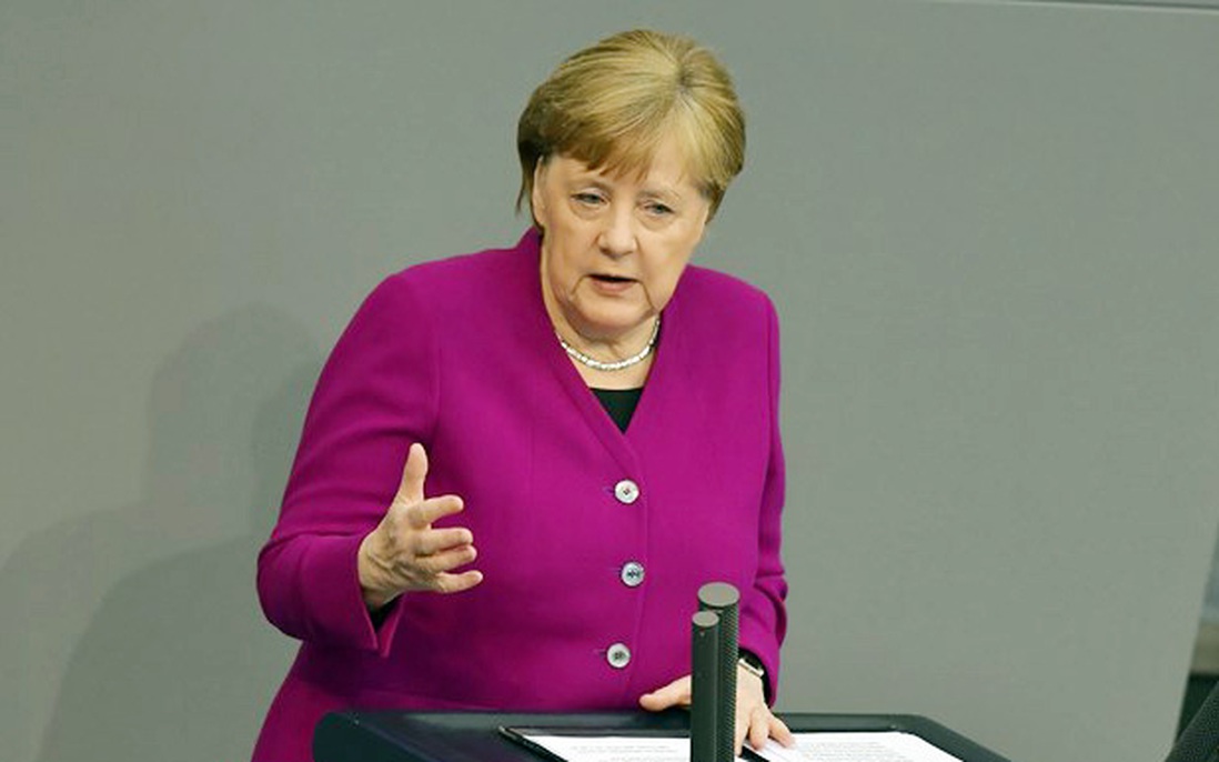 Thủ tướng Đức kêu gọi thế giới đoàn kết trong cuộc chiến với Covid-19