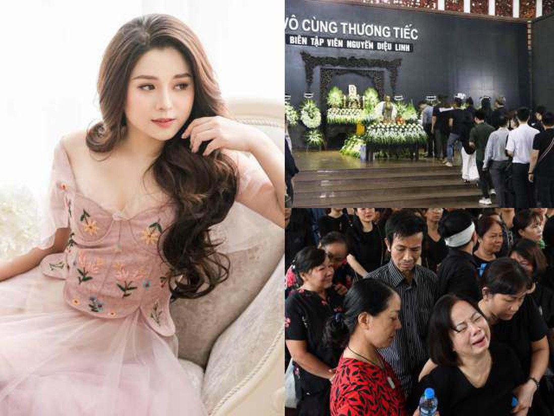Đám tang MC Diệu Linh ra đi ở tuổi 29: Mẹ ruột khóc ngất, đồng nghiệp nghẹn ngào tiếc thương