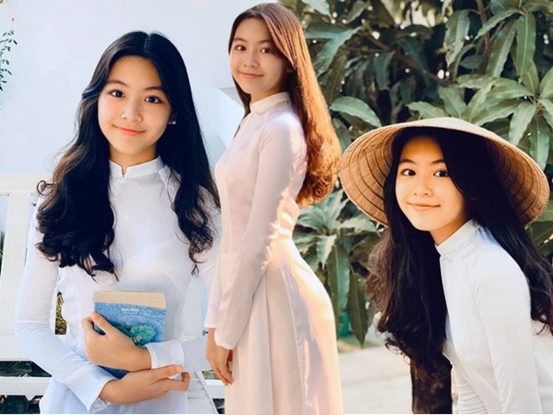 Diện áo dài truyền thống quá đẹp, con gái Quyền Linh được dự đoán trở thành Hoa hậu 