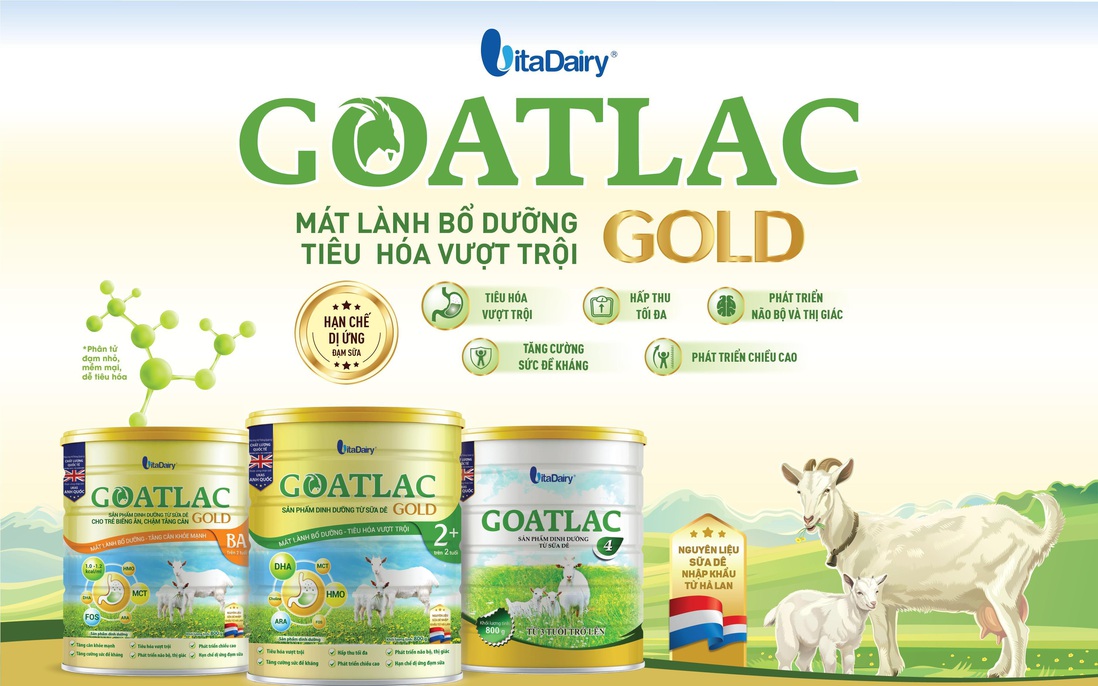 VitaDairy ra mắt sản phẩm Goatlac Gold