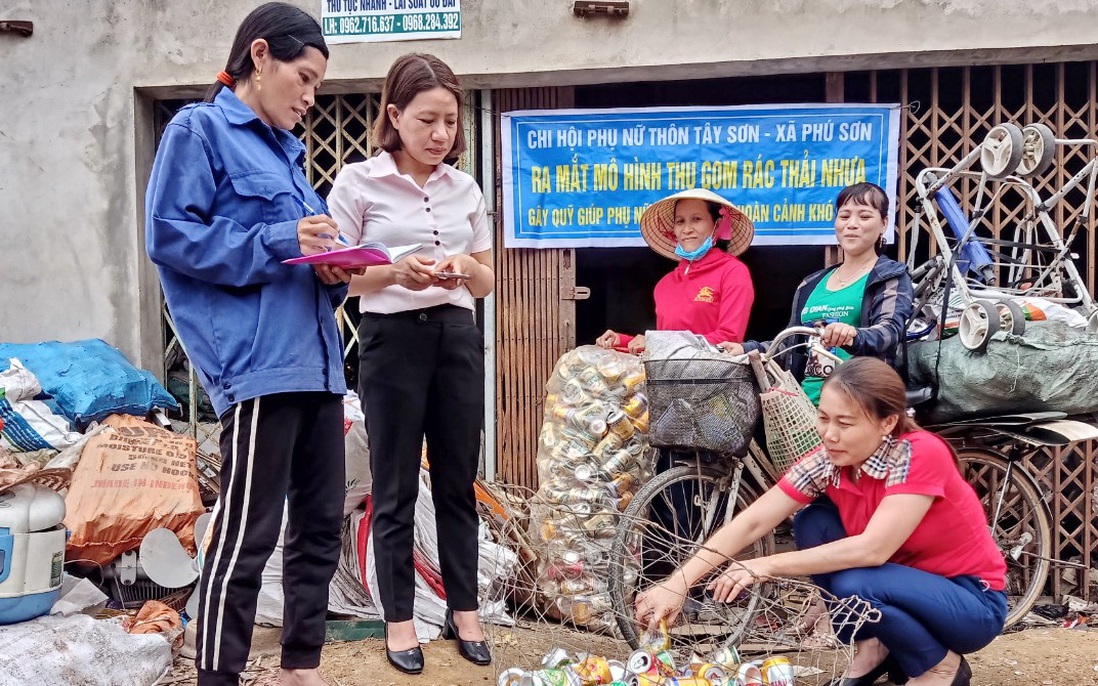 Nhân rộng mô hình "Thu gom phế liệu" giúp phụ nữ nghèo ở Thanh Hóa