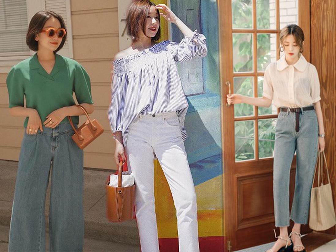 Muốn diện quần jeans mùa hè mà không bị bức bối, chị em hãy chọn 4 kiểu dáng này
