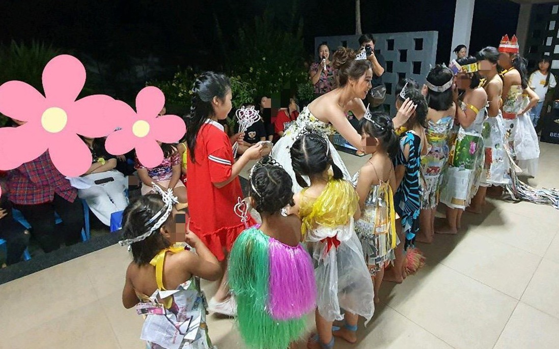 Hoa hậu Khánh Vân trao "vương miện" cho trẻ em bị lạm dụng