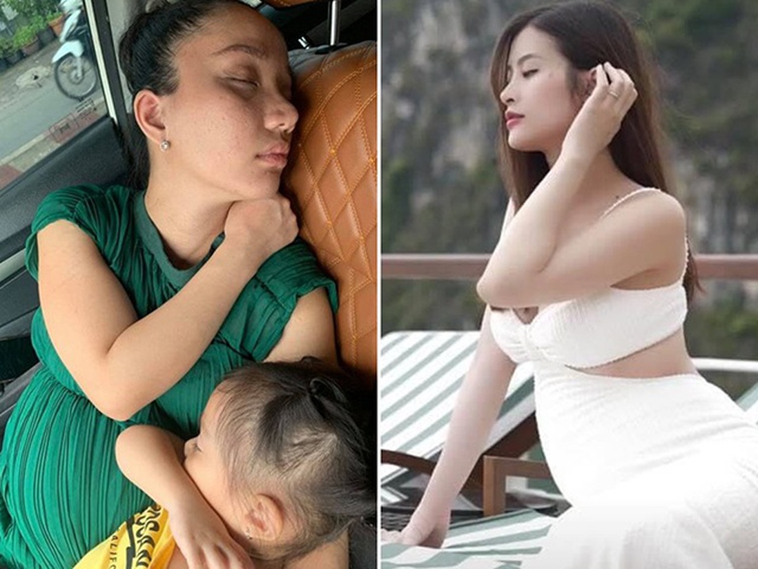 Loạt bà bầu hạng “khủng” showbiz Việt 2020 lộ dấu hiệu mũi nở, mặt phá nét
