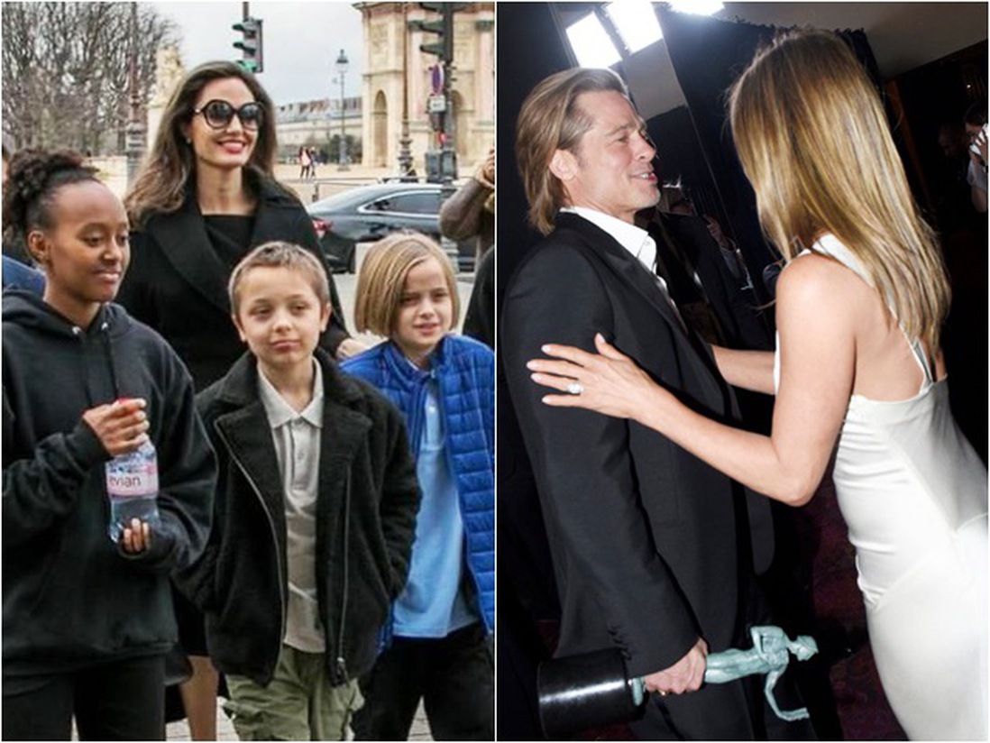 Brad Pitt tái hợp Jennifer Aniston bằng cách đặc biệt, Angelina Jolie chỉ toàn tâm lo cho các con