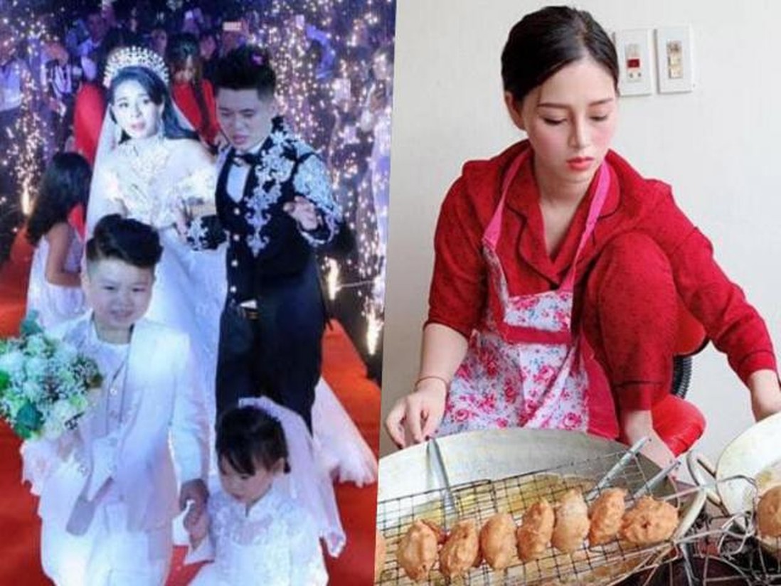 Hậu đám cưới 4 tỷ rúng động Thái Nguyên, cô dâu ở nhà rán bánh nuôi 2 con