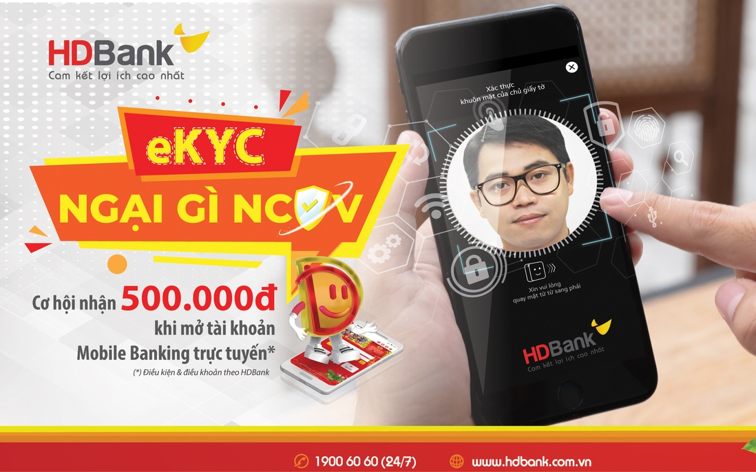 Giao dịch online, nhận nhiều ưu đãi từ HDBank