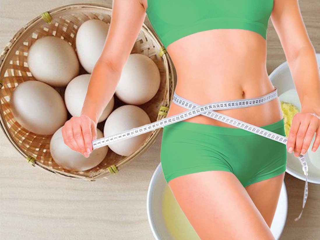 Có thực đơn giảm cân với trứng, sau 1 tháng bạn đánh bay 7kg mỡ thừa