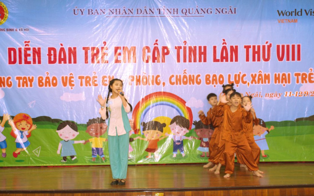 Quảng Ngãi tổ chức diễn đàn trẻ em cấp tỉnh lần thứ VIII
