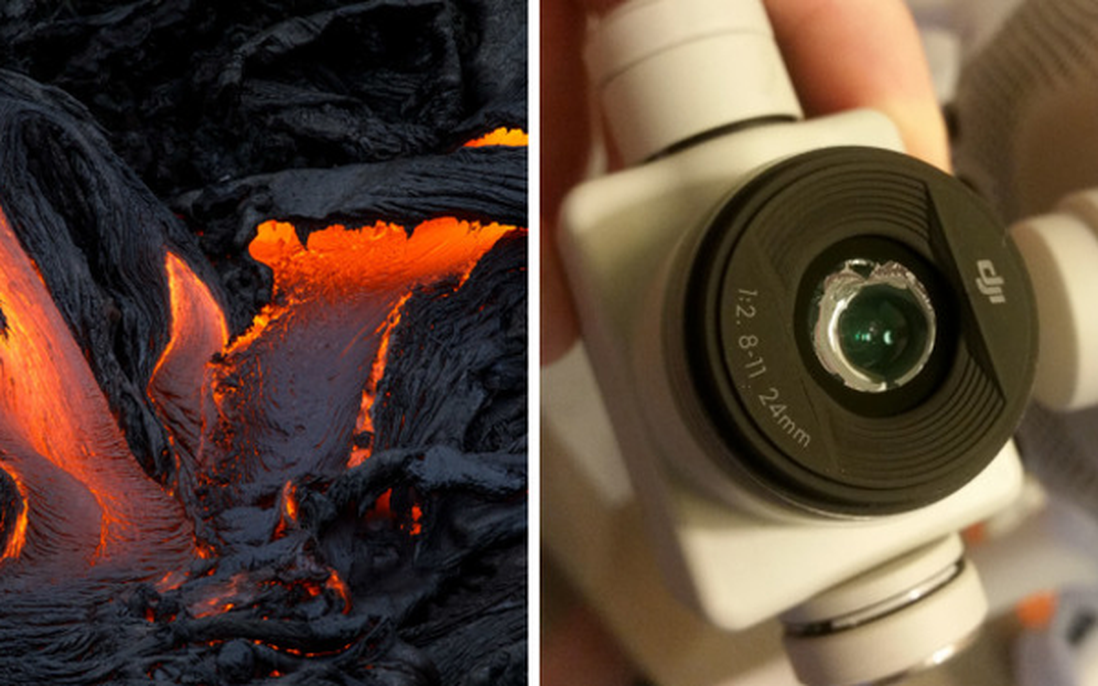 Suýt thiêu cháy camera trên miệng núi lửa, nhiếp ảnh gia thu được những khoảnh khắc không tưởng