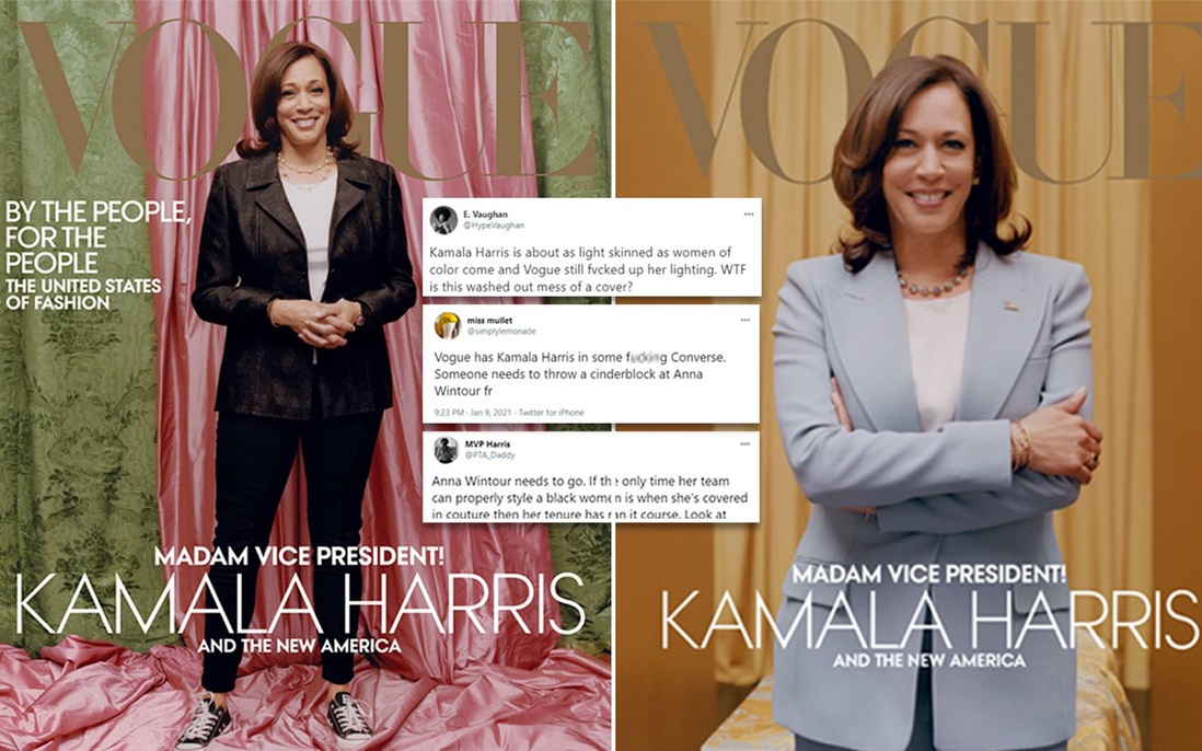 Vogue bị chỉ trích vì "tẩy trắng" Phó tổng thống Mỹ đắc cử Kamala Harris