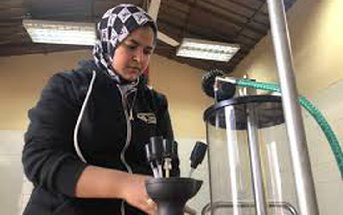 Nữ thợ máy sửa chữa ô tô đầu tiên ở Ai Cập