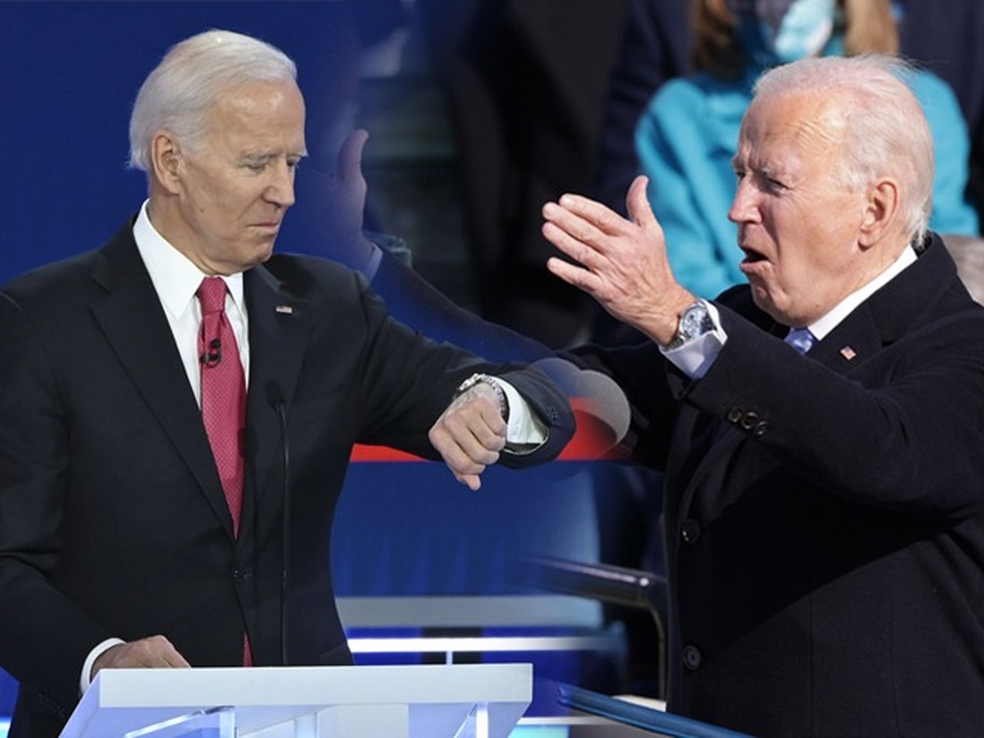Tổng thống Mỹ Joe Biden chứng minh quyền lực qua chiếc đồng hồ đeo tay