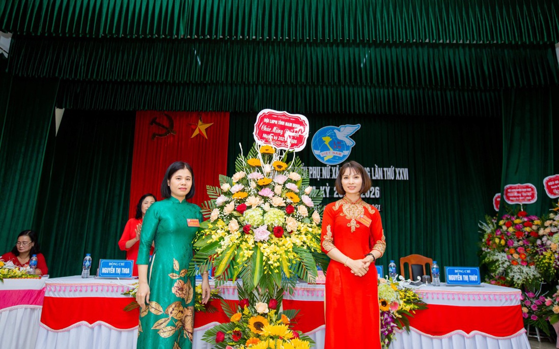 Nam Định: Hội LHPN huyện Nam Trực tổ chức đại hội điểm cấp cơ sở, nhiệm kỳ 2021-2026
