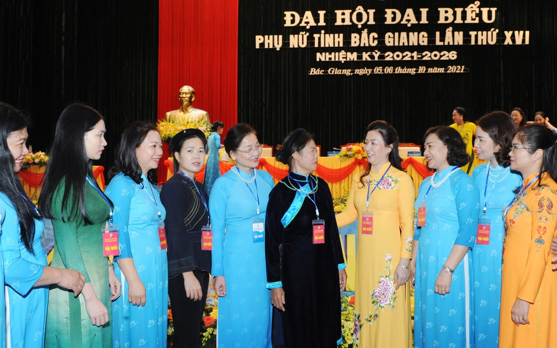 Bà Ngụy Thị Tuyến tái đắc cử Chủ tịch Hội LHPN tỉnh Bắc Giang nhiệm kỳ 2021-2026