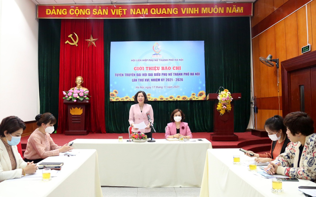 Ngày 24 và 25/11: Diễn ra Đại hội đại biểu phụ nữ thành phố Hà Nội lần thứ XVI  