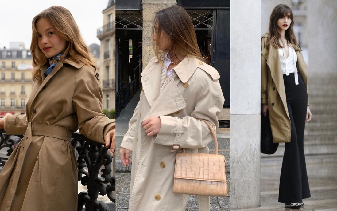 13 cách diện áo trench coat sang trọng của phụ nữ Pháp 