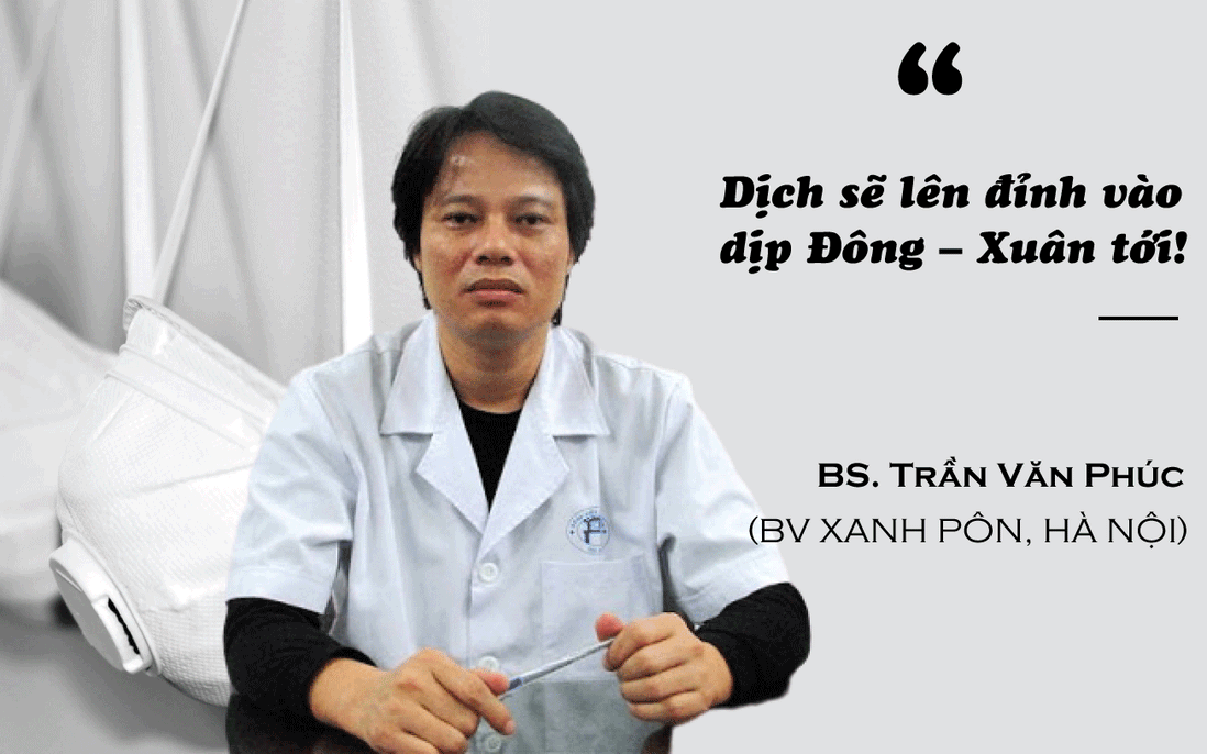 BS. Trần Văn Phúc: “Dịch sẽ lên đỉnh vào dịp Đông – Xuân, kéo dài đến cuối hè năm 2021”