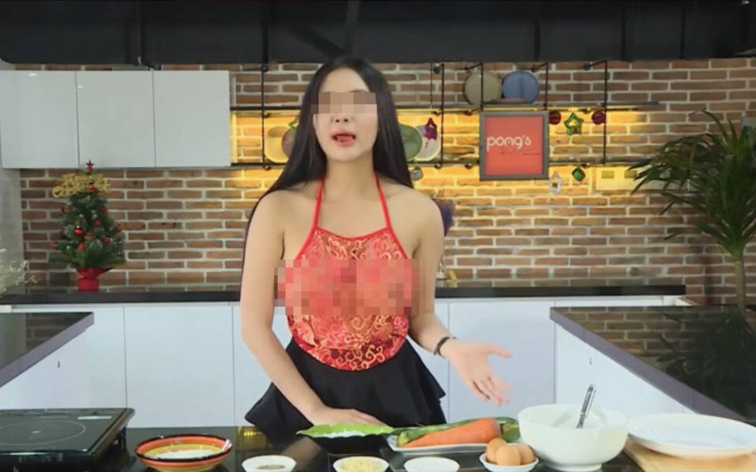Quá khứ đầy tai tiếng của người phụ nữ "thả rông" vòng 1 dạy nấu ăn trên Youtube