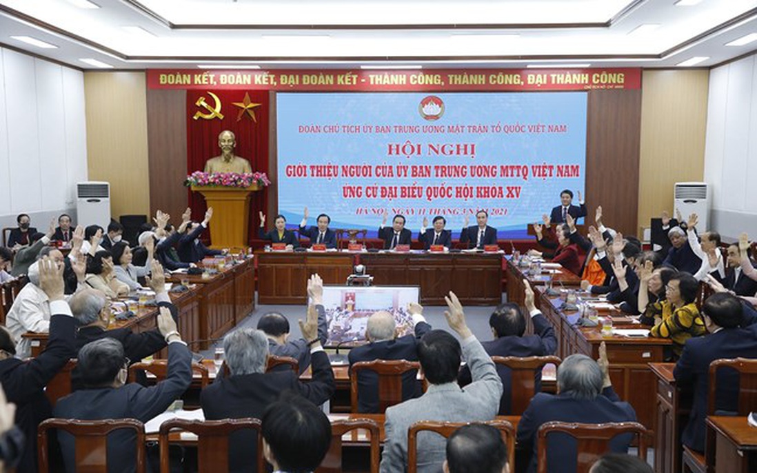 Ủy ban TƯ MTTQ Việt Nam: 2/4 người được giới thiệu ứng cử ĐBQH khóa XV là nữ