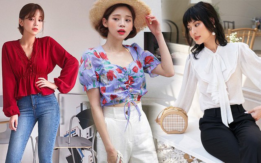 Chị em không nên bỏ qua 5 kiểu áo blouse cứ mặc là đẹp