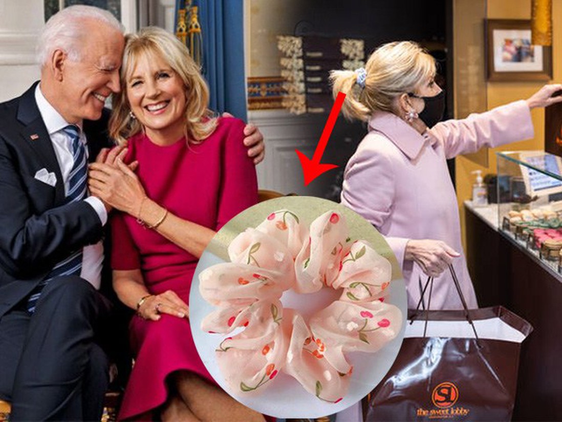 Phu nhân tổng thống Joe Biden tạo bão với chun cột tóc quen thuộc ai cũng có thể sở hữu