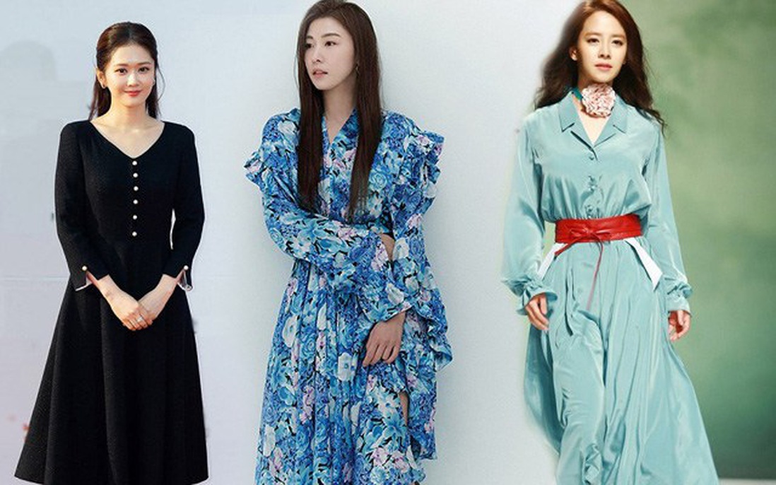 Hội mỹ nhân U40 xứ Hàn đều yêu thích kiểu váy này