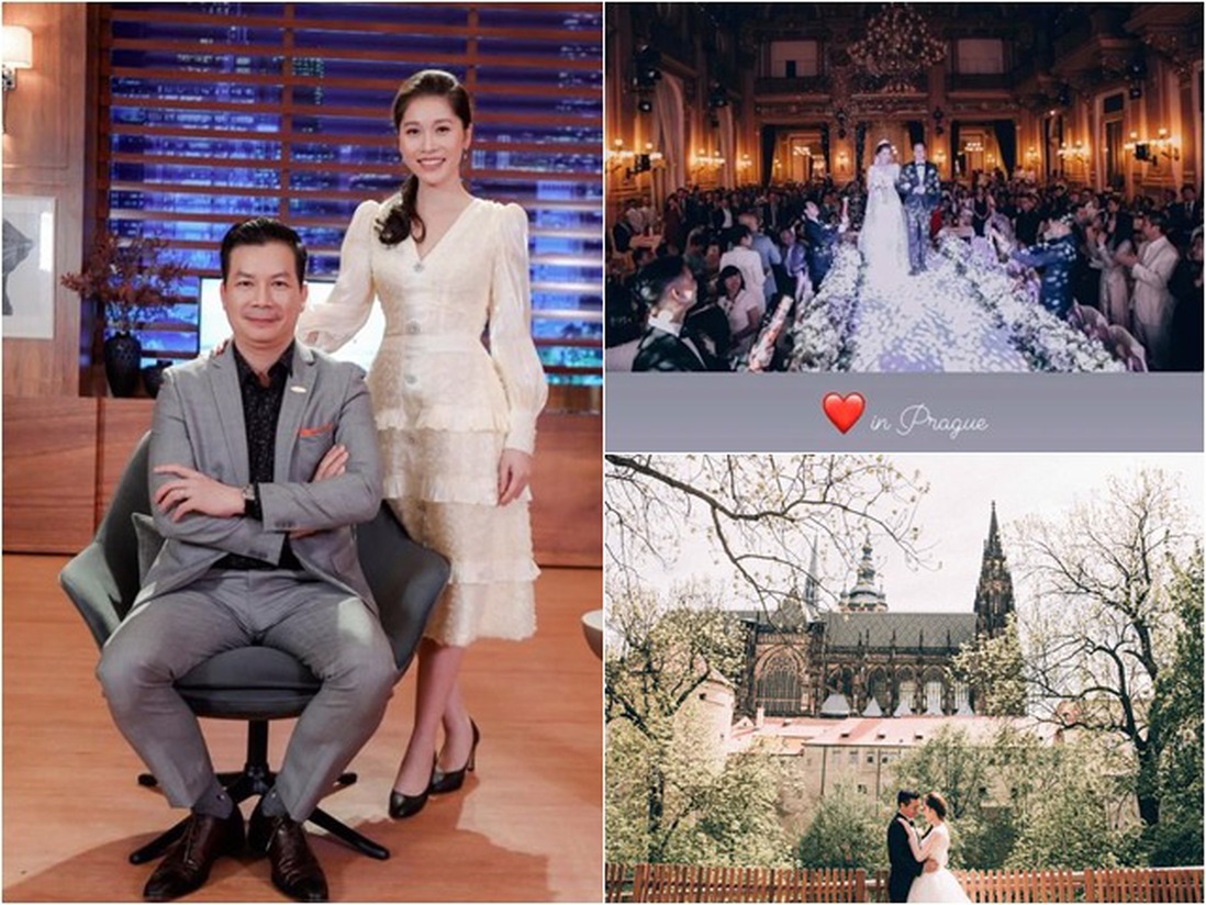 Sau 3 năm, Shark Hưng và vợ đẹp cùng hé lộ loạt ảnh như mơ trong đám cưới ở Praha