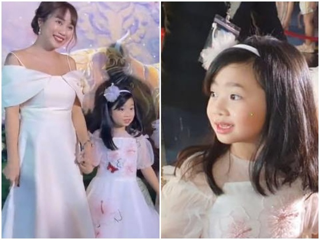 Lần hiếm hoi con gái Mai Phương đi dự sự kiện, bé cao lớn, xinh như thiên thần