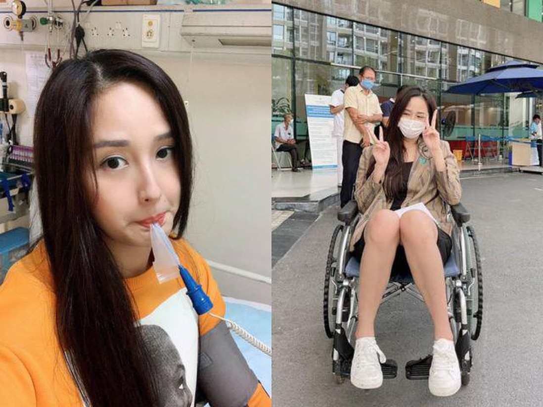 Vừa chóng mặt ngồi xe lăn, Mai Phương Thúy lại đăng ảnh nhập viện vì đau tim, khó thở