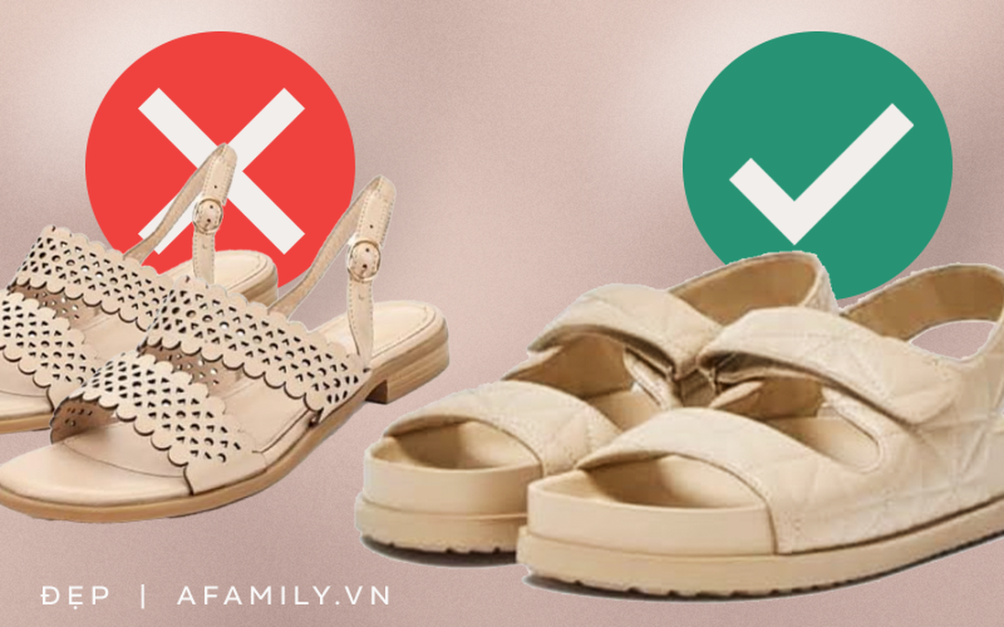 8 kiểu sandals bạn không nên mua hoặc thổi bay ra khỏi tủ giày 