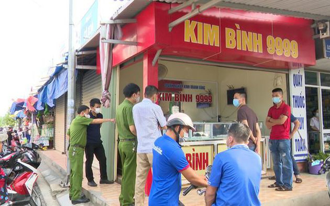 Một tiệm vàng ở Quảng Bình bị kẻ gian đột nhập trộm hơn 3 cây vàng