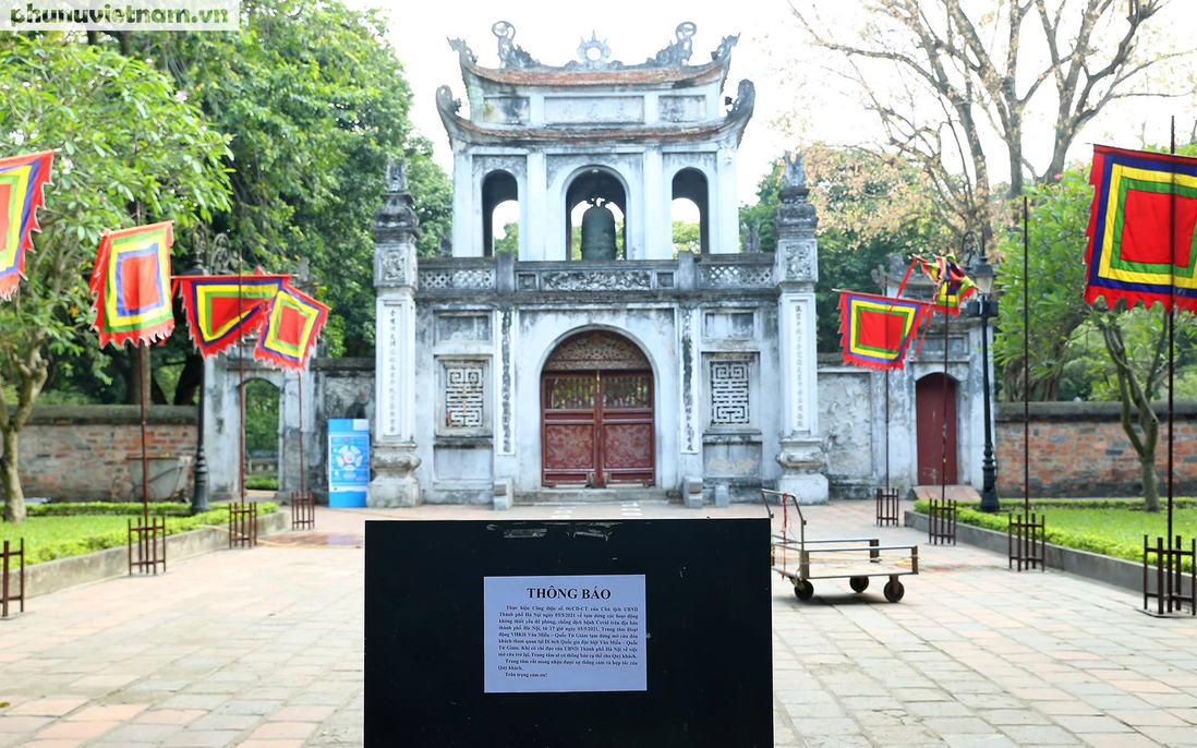 Các di tích nổi tiếng ở Hà Nội đồng loạt đóng cửa để phòng chống Covid-19