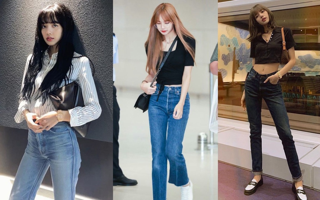 Học Lisa 13 cách diện quần jeans siêu đẹp