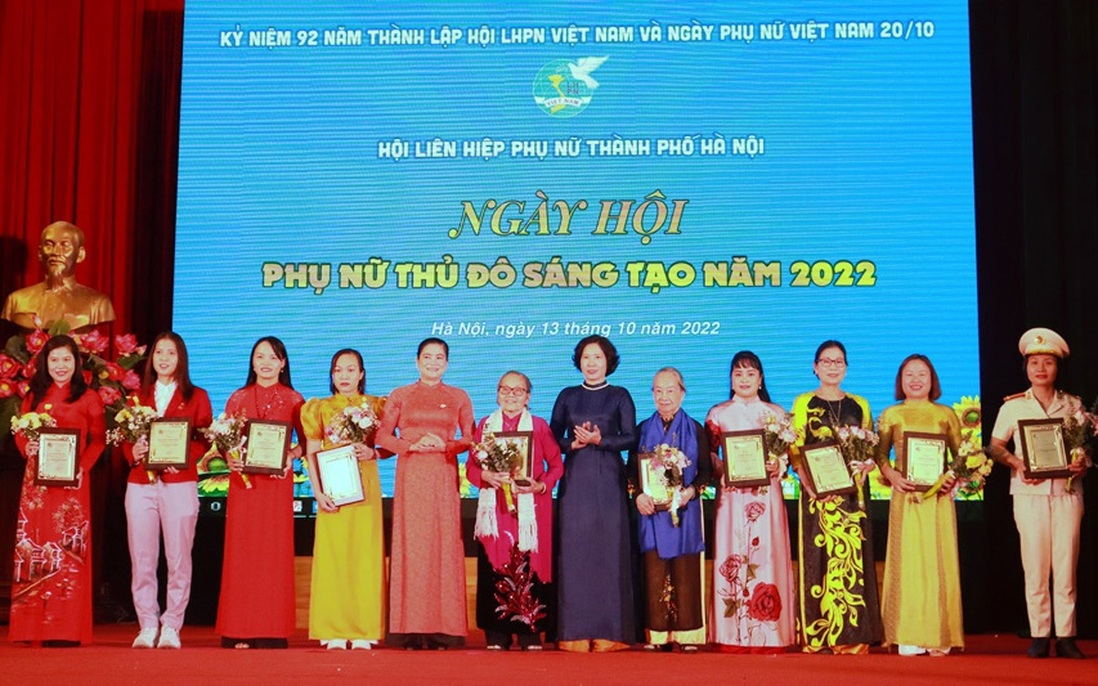 Vinh danh 10 phụ nữ Thủ đô tiêu biểu năm 2022