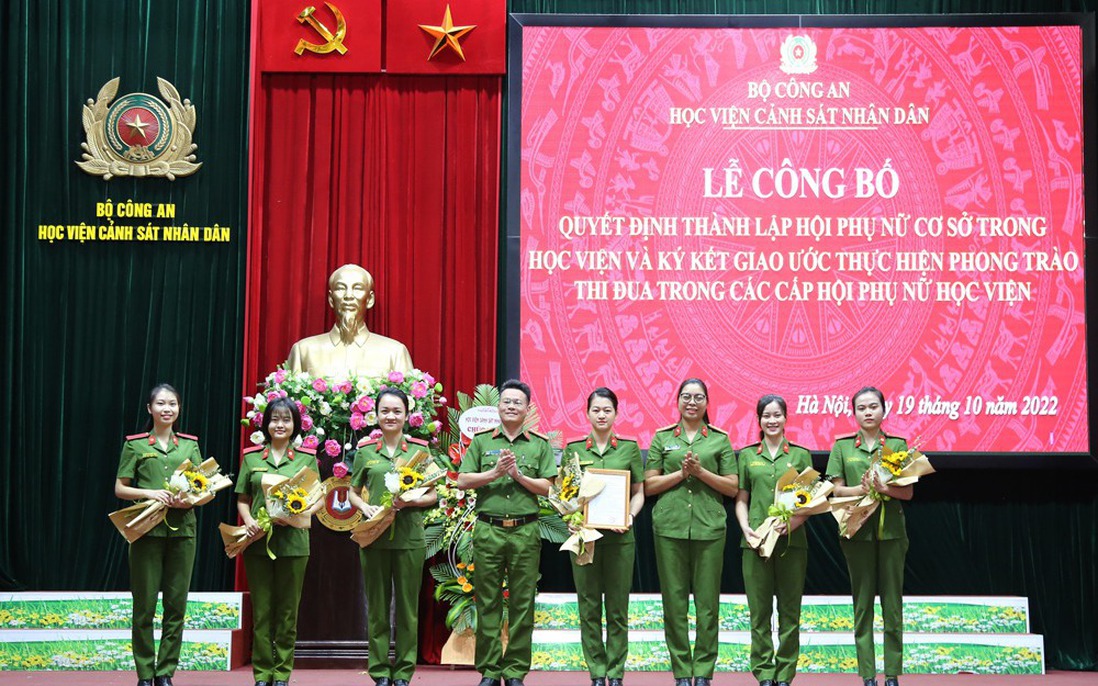 Hội Phụ nữ Học viện cảnh sát nhân dân góp phần tô thắm bảng vàng thành tích đơn vị