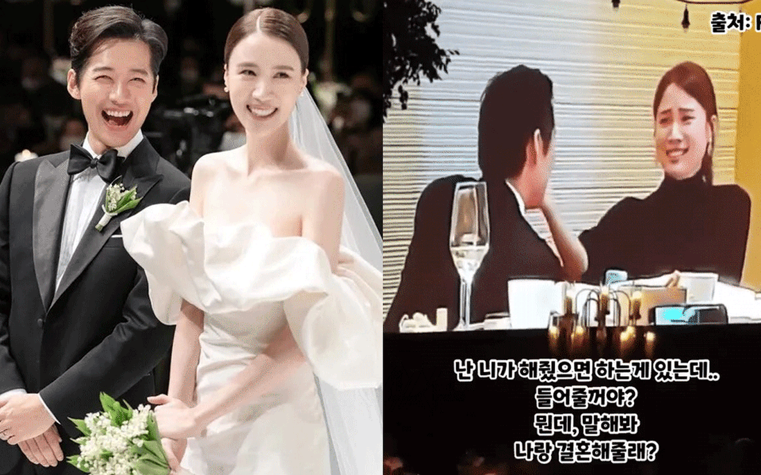 Màn cầu hôn như cảnh phim của Nam Goong Min và vợ người mẫu gây sốt
