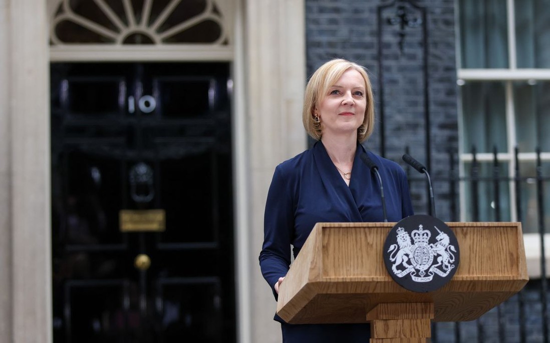 Thủ tướng Anh Liz Truss thông báo từ chức sau 6 tuần tại vị