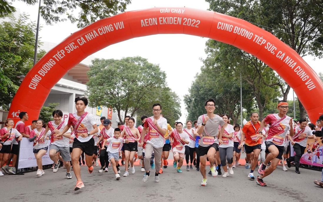 Giải chạy “Cung đường tiếp sức - Cả nhà cùng vui” tri ân 10 năm của AEON Việt Nam