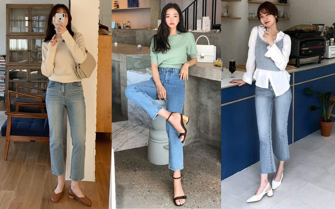 Mùa thu diện quần jeans ống đứng theo 10 cách này, chị em sẽ trở nên nổi bật hơn