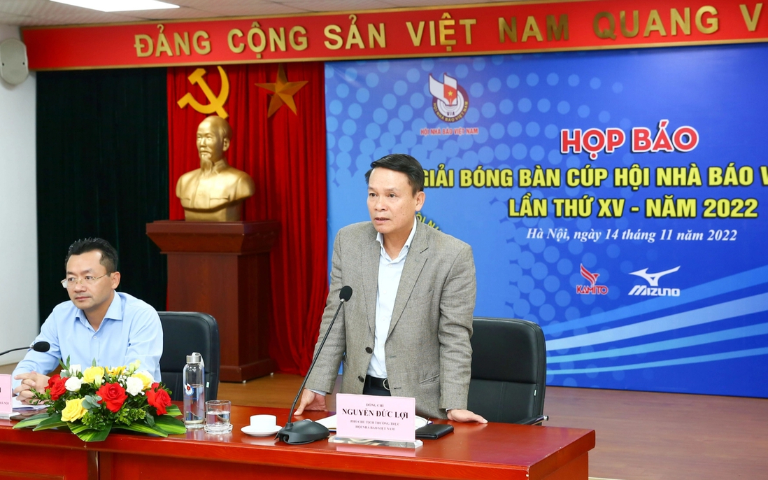 Hơn 200 nhà báo tranh tài tại Giải Bóng bàn Cúp Hội Nhà báo Việt Nam lần thứ XV - năm 2022
