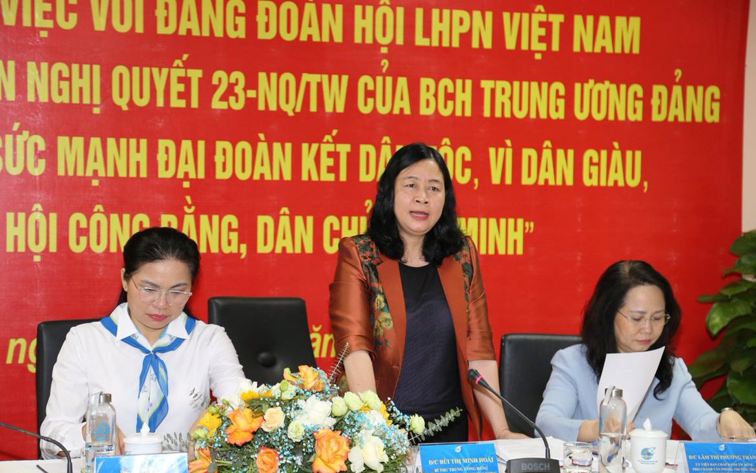 Đảng Đoàn Hội LHPN Việt Nam: Nhiều đổi mới, sáng tạo sau 20 năm thực hiện Nghị quyết 23-NQ/TW