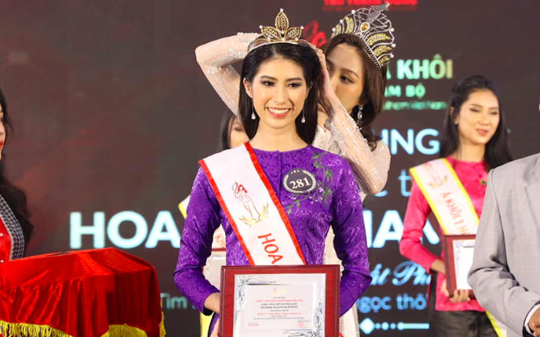 Người đẹp Trà Vinh đăng quang Hoa khôi Nam Bộ 2022