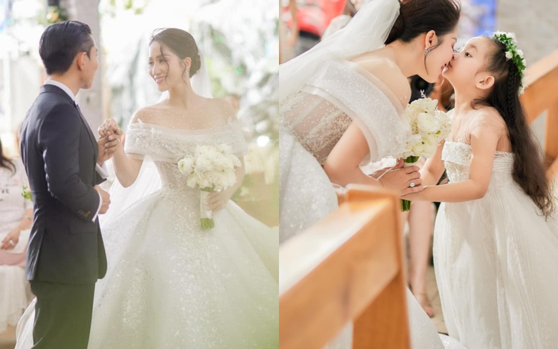 Váy cưới của Khánh Thi: Thiết kế gợi cảm và tinh tế nhờ một chi tiết