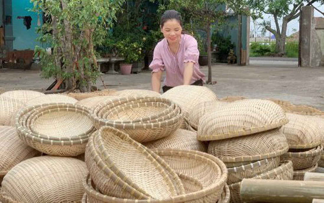 Phát triển nghề mây tre đan, tạo việc làm cho người dân địa phương