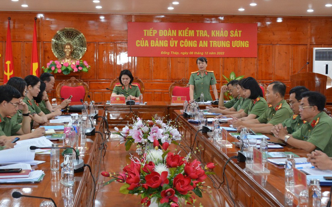 Đảng ủy Công an Trung ương kiểm tra công tác cán bộ nữ và bình đẳng giới 