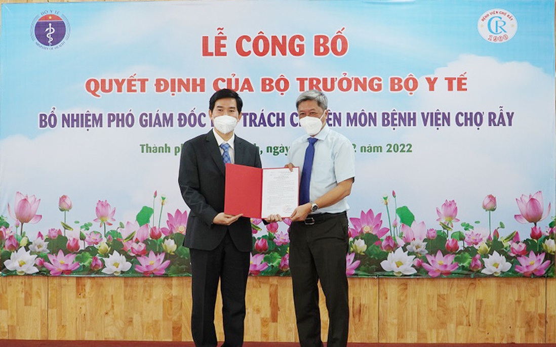 TS.BS Lâm Việt Trung làm Phó Giám đốc phụ trách chuyên môn Bệnh viện Chợ Rẫy