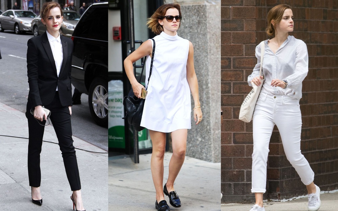 Emma Watson có street style cực đơn giản, chỉ toàn màu trung tính